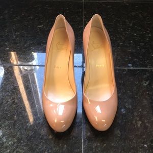 Christian Louboutin  Simple Patent Red Sole Pumps